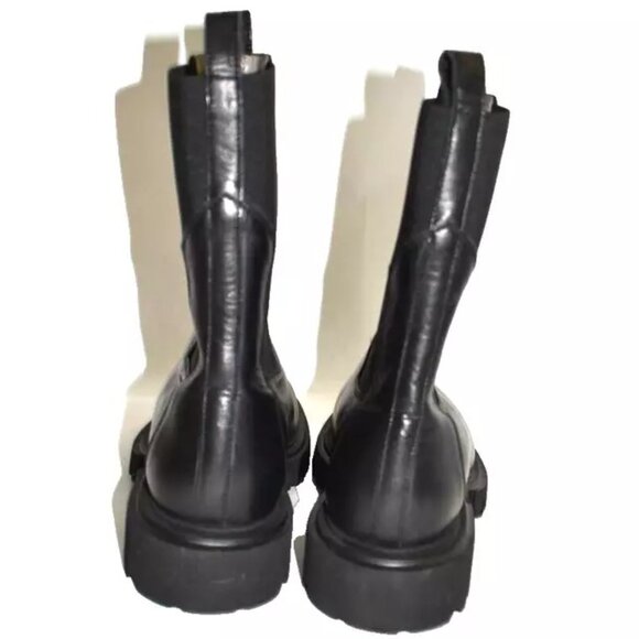 New! ALLSAINTS Women's Hallie Stretch Mid Calf Boots Black 41 EU 11 US DD443 - Picture 5 of 6